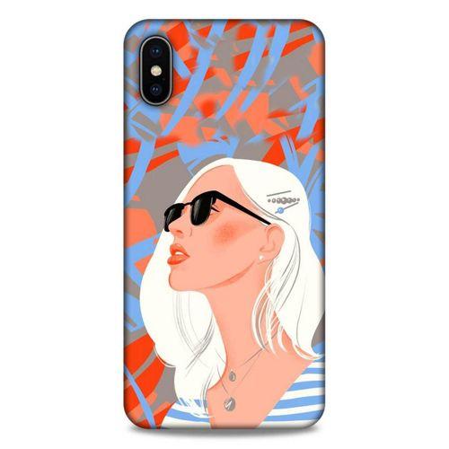Lopard Apple iPhone XS Max Uyumlu Kılıf Sürreal Yüzler ♀ (13) Silikon Kap Baskılı
