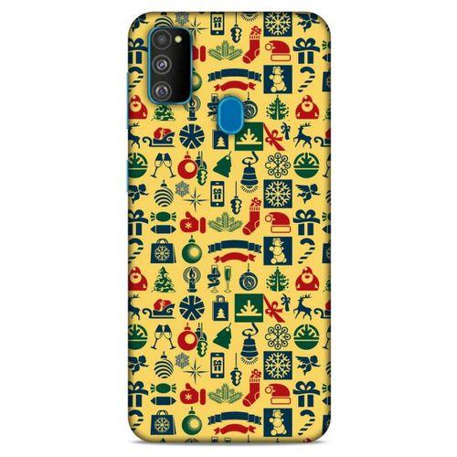 Yılbaşı Süsleri 12 Samsung Galaxy M30s Kılıf Silikon Kapak