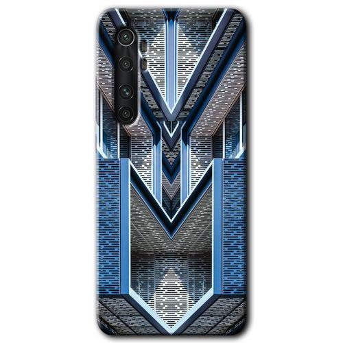 Potkal Hediye Fabrikası Xiaomi Mi Note 10 Lite Kılıf HD Desen Baskılı Arka Kapak - Retro Building