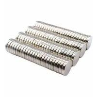 50 Adet 10x2mm Yuvarlak Neodyum Mıknatıs Güçlü Magnet Nikel Kaplamalı