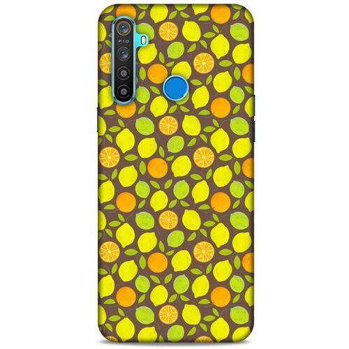 Frutix Turunç 01 Oppo Realme 5i Kılıf Desenli Silikon