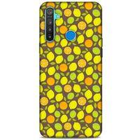 Frutix Turunç 01 Oppo Realme 5i Kılıf Desenli Silikon