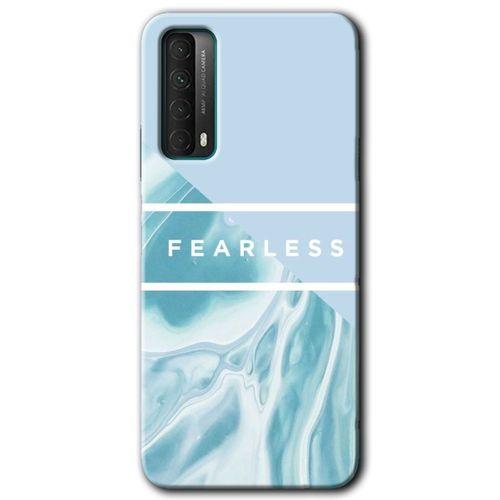 Huawei P Smart 2021 HD Baskılı Kılıf + 9D Tam Ekran Koruyucu - Fearless