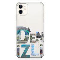 Apple iPhone 11 Kılıf Denizli Gezi Arka Kapak Koruma Desenli Full Koruyucu