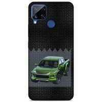 Lopard Oppo Realme C15 Uyumlu Kılıf PickUpX (18) Telefon Kılıfları Fosforlu Yeşil