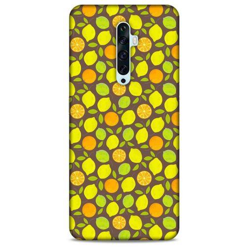 Frutix Turunç 01 Oppo Reno 2z Kılıf Desenli Silikon