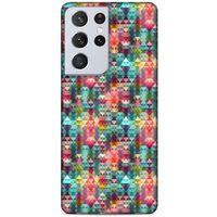 Lopard Samsung Galaxy S21 Ultra Uyumlu Kılıf Geometrix (48) Bumper Kılıf