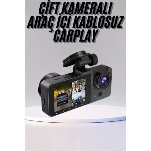 Dvr Araç İçi Kamera Hareket Algılayabilen 1080p Carplay Video Kaydedici