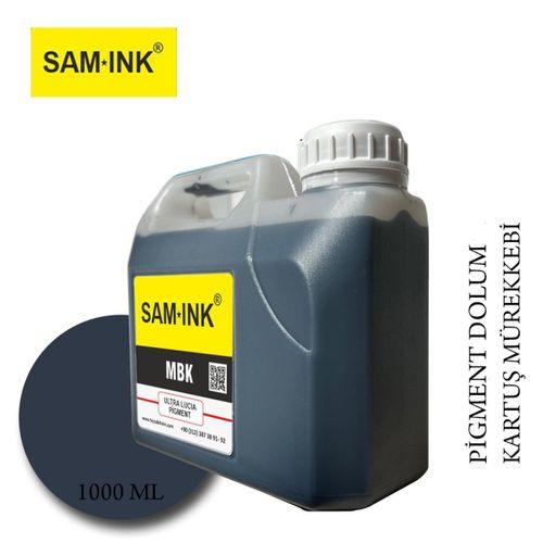 Feyink® Samink Canon Lucia Pro Serisi Plotter Pigment Kartuş Dolum Mürekkebi PFI-1300 PFI-1700 MBK (Matt Black) -1000ml-