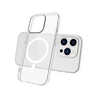 İphone 15 Pro Magsafe Sert Şeffaf Telefon Kılıfı