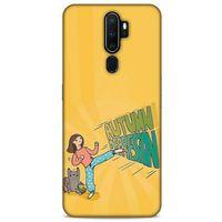 Oppo A5 2020 Kılıf Depresyon (44) Tough Armor Kılıf Mor Kahve