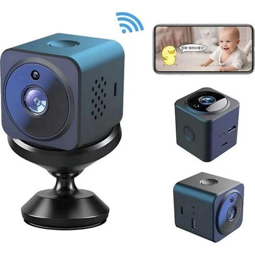 Akıllı Mini Kamera 1080p Hd Wifi Mobil Uygulamalı  Gece Görüşlü Çift Yönlü Ses Kart Destekli