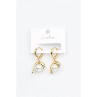 İncili Yunus Küpe - Altın