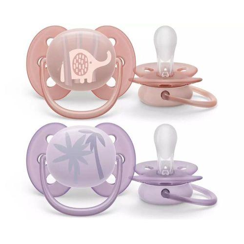 Philips Avent Philips Avent Ultra Yumuşak Emzik 0-6 Ay Kız