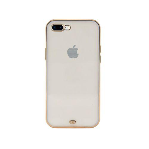 iPhone 7 Plus Premium Electrolize Silikonlu Lila Telefon Kılıfı