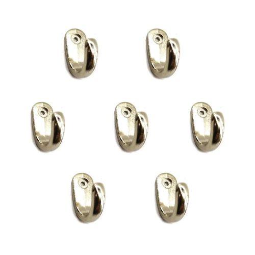 Büyük Tekli Fincan Askı, Dekor Askısı - Nikel, 100 Adet, 12x23x30 Mm