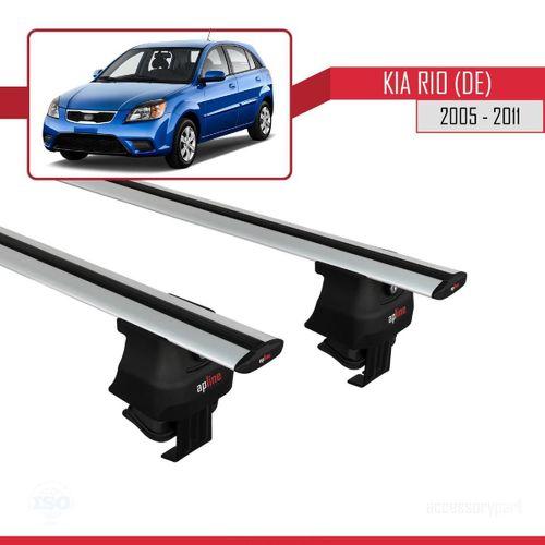 Kia Rio (DE) Hatchback 2005-2011 Arası ile uyumlu ACE-4 Ara Atkı Tavan Barı GRİ