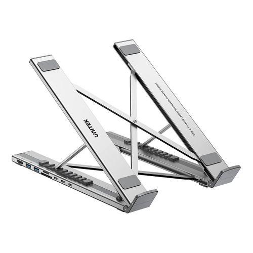 UNITEK KATLANABİLİR NOTEBOOK STANDI VE BAĞLANTI İSTASYONU (D1137AGY01)