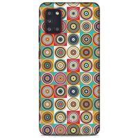 Samsung Galaxy A31 Kılıf Pastel Renkler (44) Tough Armor Kılıf Karışık Renkli