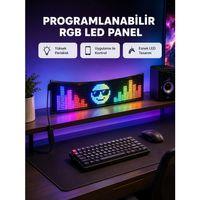 Rgb Led Panel – Çok Renkli, Kumandalı, Usb Bağlantılı Yazı Ve Gıf Gösterimli Akıllı Lamba