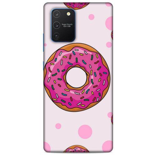 Samsung Galaxy S10 Lite Uyumlu Kılıf Pembe Delisi (25) Antişok Kapak Donut