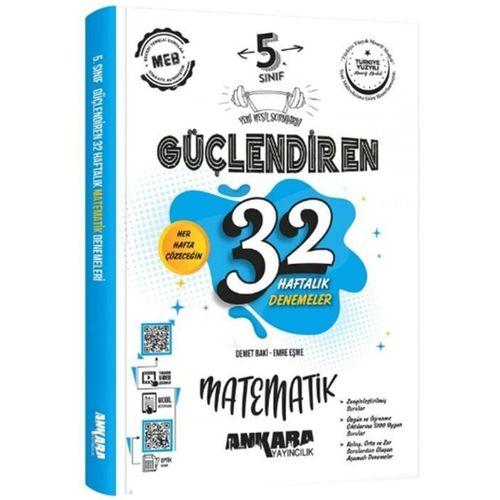 5. Sınıf Matematik Güçlendiren 32 Haftalık Denemeleri Ankara Yayıncılık