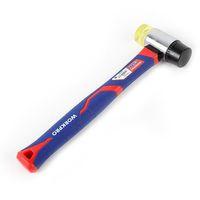 WORKPRO WP241036 40mm Fiberglas Saplı Çift Başlı Hassas Lastik Çekiç