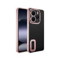 Xiaomi Redmi Note 14 5G Kılıf Kamera Korumalı Logo Gösteren Zore Omega Kapak