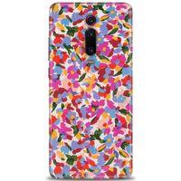 Xiaomi Mi 9T Kılıf HD Baskılı Kılıf - Renkli Baskı + Tam Ekran Koruyucu