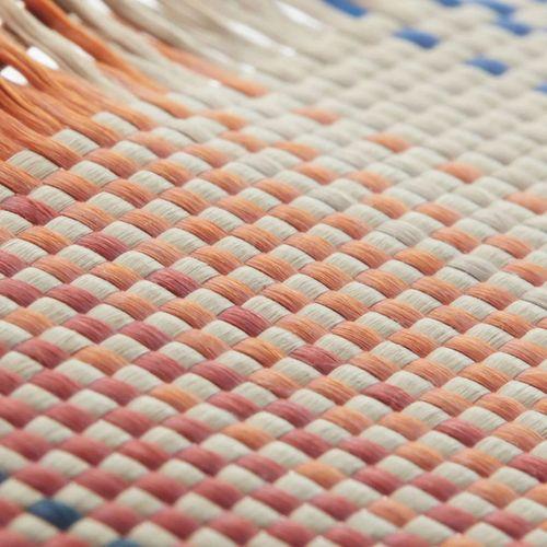 Galaxy Z Flip 7 Kılıf M-safe Şarj Özellikli Aramid Fiber Pitaka Tactile Woven Sunset-Moonrise Serisi Kapak