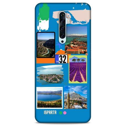 Lopard Oppo Reno 2z Uyumlu Kılıf Şehirli ※ (32) Isparta Soft Silikon Kılıf