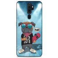 Oppo A9 2020 Kılıf Köpek Kıyafetleri (4) Koruma Kılıfı Bulldog Fular
