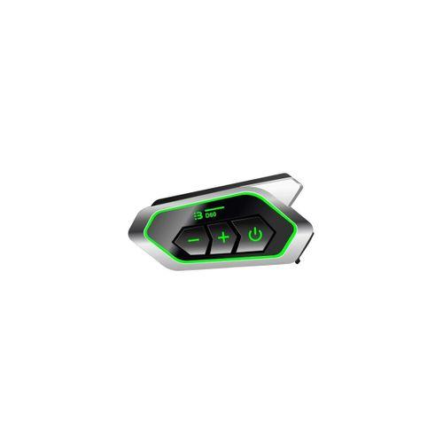 D60 Motor Kask Kulaklık Rgb Modlu Motosiklet Kulaklık Su Geçirmez 5.3 Bluetooth Intercom