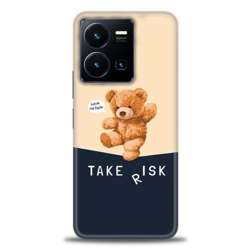 Tecno Spark Go 2023 Kılıf HD Baskılı Kılıf - Take Risk + Tam Ekran Koruyucu