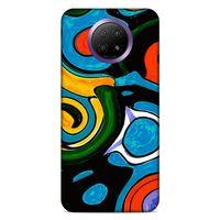 Lopard Xiaomi Redmi Note 9 5g Uyumlu Kılıf Soyut Sanat (24) Desenli Darbe Emici Kılıf