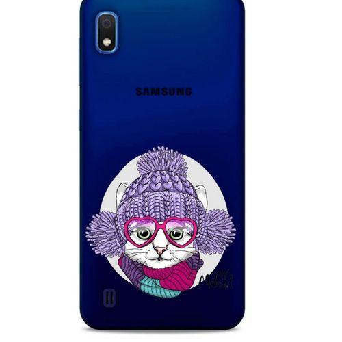 Zoologix (90) Samsung Galaxy A10 Şeffaf Kılıf Silikon Desenli