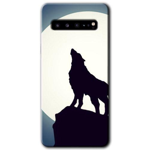 MRCİLETİSİM MRCİLETİSİM Samsung Galaxy S10 Plus Kılıf HD Desen Baskılı Arka Kapak + Temperli Cam - Dolunay Bozkurt