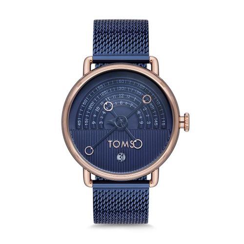 Toms Lacivert Hasır Kordon Erkek Kol Saati T1995C-1043-T T1995C-1043-T