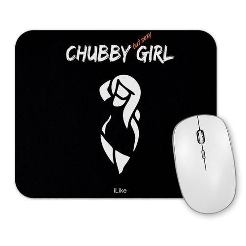 Chubby Girl Mouse Pad