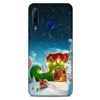 Huawei Honor 20 Lite Kılıf Snowix (4) Koruma Kılıfı Yeşil Lacivert