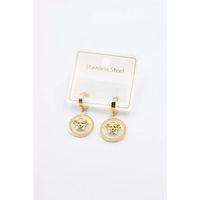 Vs Çelik Küpe - Beyaz