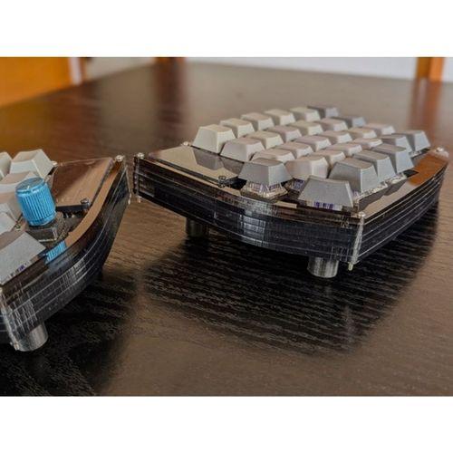 Lily58 Pro Tenting Ayakları 3D Baskı (Bu ürün Sadece Plastik parçadır - Almadan Önce Soru Sorabilirsiniz)