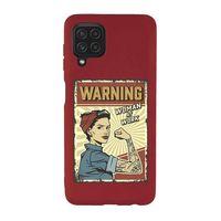 Samsung Galaxy A22 Uyumlu Women At Work Desenli Premium Silikonlu Lansman Telefon Kılıfı