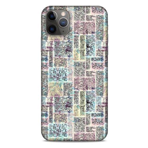 Apple Iphone 11 Pro Max Kılıf Pastel Renkler (7) Telefon Kılıfı Pembe Mavi