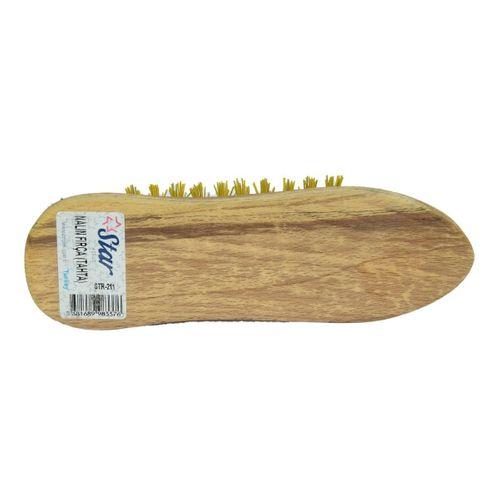 LokmanAVM Halı Fırçası Tahta Fırça Nalın Fırça Karışık Renk 20 Cm