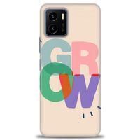 Vivo Y21 Kılıf HD Baskılı Kılıf - Grow + Tam Ekran Koruyucu