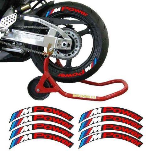 SEVGENT M Power Kırmızı 3D Lastik Yanak Yazısı