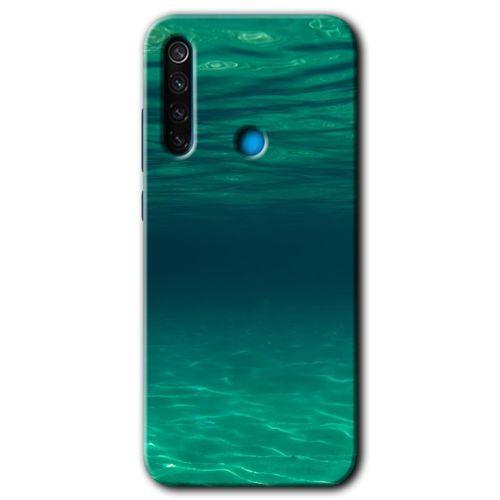 Redmi Note 8 Kılıf HD Desen Baskılı Arka Kapak - Derin Deniz + Kırılmaz Cam