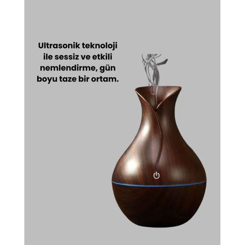 Led Işıklı Ultrasonik Oda Nemlendirici Ve Uçucu Yağ Difüzörü