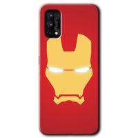 MRCİLETİSİM Realme 7 Pro Kılıf HD Desen Baskılı Arka Kapak + Temperli Cam - İronMan